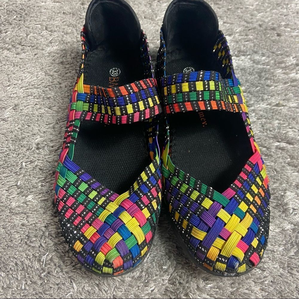 bernie mev colorful slip on sneaker 